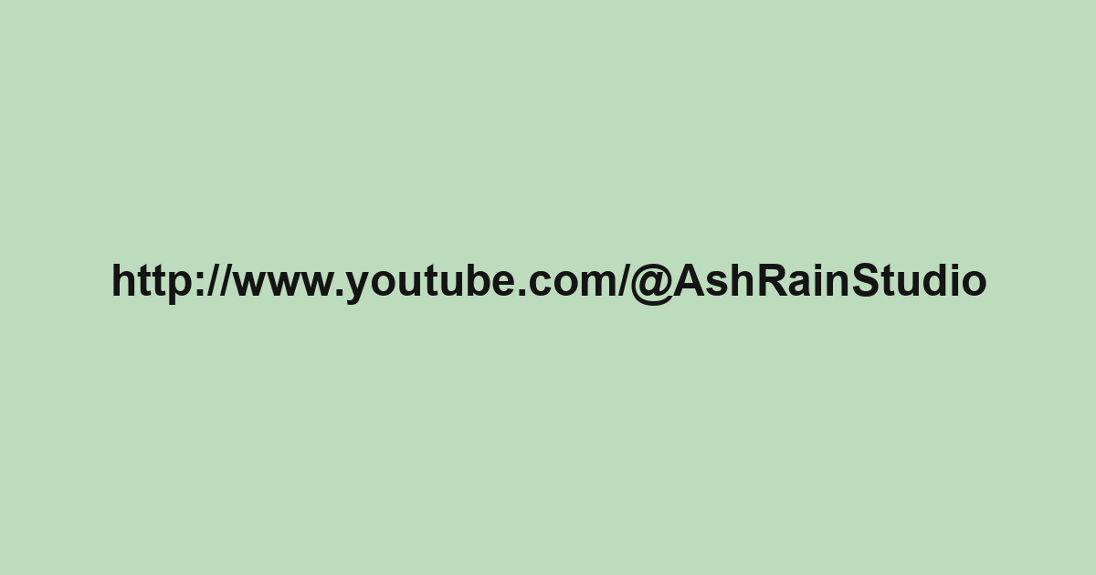 http://www.youtube.com/@AshRainStudio